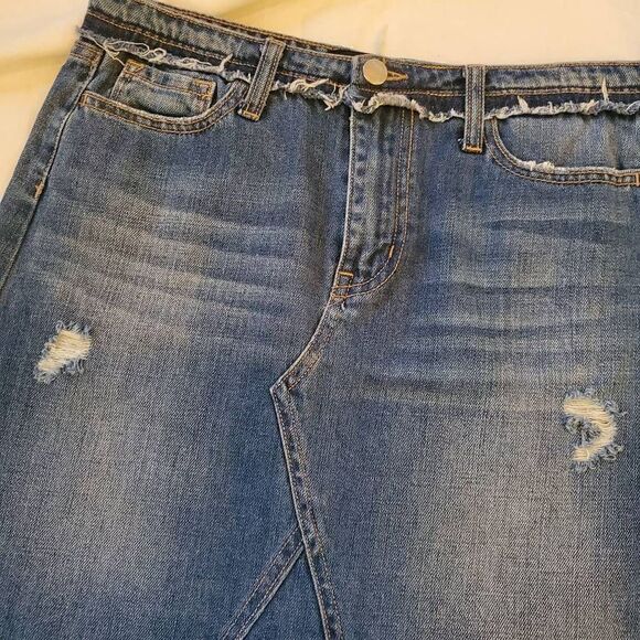 Vervet frayed jean skirt 27 - Picture 3 of 9